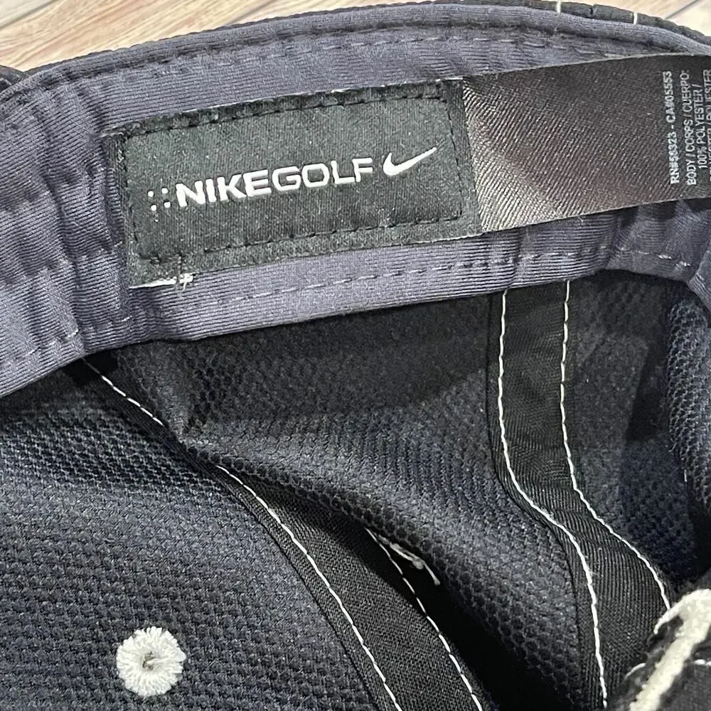 Nike Golf Logo Black Adjustable Baseball Hat